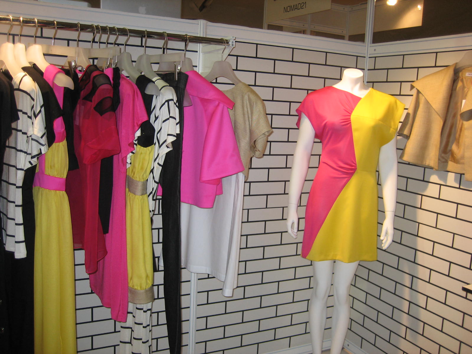 the exhibition at London Fashion Week